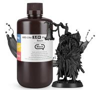 ELEGOO Resina ABS-Like 3.0+ 1 kg Nero, UV Rapida per LCD, Alta Precisione, Non Fragile, Maggiore Forza e Durezza, Compatibile con Stampanti 3D LCD/DLP