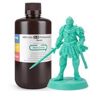 ELEGOO Resina ABS-Like 3.0 1 kg Verde Menta, UV Rapida per LCD, Alta Precisione, Non Fragile, Maggiore Forza e Durezza, Compatibile con Stampanti 3D LCD/DLP