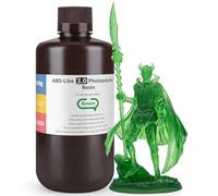 ELEGOO Resina ABS-Like 3.0 1 kg Verde Trasparente, UV Rapida per LCD, Alta Precisione, Non Fragile, Maggiore Forza e Durezza, Compatibile con Stampanti 3D LCD/DLP