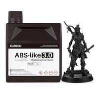 ELEGOO Resina ABS-Like 3.0 2 kg Nero Intenso, UV Rapida per LCD, Alta Precisione, Non Fragile, Maggiore Forza e Durezza, Compatibile con Stampanti 3D LCD/DLP