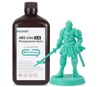 ELEGOO Resina ABS-Like 3.0 2 kg Verde Menta, UV Rapida per LCD, Alta Precisione, Non Fragile, Maggiore Forza e Durezza, Compatibile con Stampanti 3D LCD/DLP