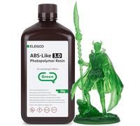 ELEGOO Resina ABS-Like 3.0 2 kg Verde Trasparente, UV Rapida per LCD, Alta Precisione, Non Fragile, Maggiore Forza e Durezza, Compatibile con Stampanti 3D LCD/DLP