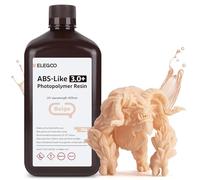 ELEGOO Resina ABS-Like 3.0 Plus 3.0+, LCD UV Resina Rapida Alta Precisione, Non-Brittle, Migliorata Forza e Durezza per LCD/DLP Stampante 3D Resina Fotopolimerica, Beige 2000G