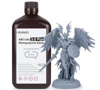 ELEGOO Resina ABS-Like 3.0 Pro, LCD UV Resina Rapida Alta Precisione, Non-Brittle, Migliorata Forza e Durezza per LCD/DLP Stampante 3D Resina Fotopolimerica, Grigio 2000G