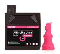 ELEGOO - Resina simile all'ABS, Resina ultra ad alta durezza con alta precisione per stampanti 3D LCD/DLP, resina fotopolimerica, colore pesca rosa, 2000 g