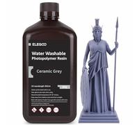 ELEGOO Stampante 3D Lavabile in Acqua Resina UV 405 nm Resina Standard Fotopolimerizzante Rapido per Stampante 3D LCD/DLP/SLA Grigio 2000G