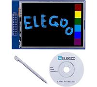 ELEGOO UNO Screen 2,8 Pollici LCD TFT Modulo Display Touchscreen 240 x 320 Compatibile con Arduino UNO R3 R4, Penna Touch e CD Tutorial Inclusi