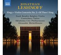 Audio Cd Jonathan Leshnoff - Elegy - Violin Concerto No. 2 - Of Thee I Sing