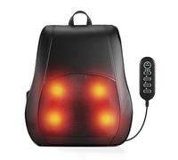 ELEHOT-Store Massaggiatore termico per schiena e collo Shiatsu 4D, 3 livelli di intensità, design ergonomico