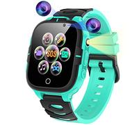 ELEJAFE Smartwatch per Bambini con Telefono, Orologio per Bambino Bambina con 24 Giochi e Scheda SD Interna, Fotocamera, SOS, Musicale, Torcia, Sveglia, Calcolatrice, Smart Watch per Ragazza Ragazzo