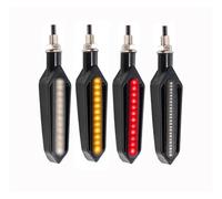 ELEKMPMGTD Moto Direzione Posteriore Anteriore Indicatore Arresto DRL Lampeggiatore Per Z900 Z750 Z1000 Z650 Z800 Z400 Z1000SX(4 PEZZI)