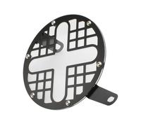 ELEKMPMGTD Per Il Trionfo Per Bonneville T100 T120 Per Thunderbird Sport Per Thruxton Motorcycle 7" Retrò Coprifaro Protezione Della Griglia(Chiaro)