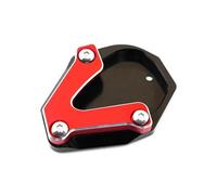 ELEKMPMGTD Piastra Supporto Pad Estensione Cavalletto Laterale Cavalletto per Moto per Benelli TRK 502X TRK 502 X TRK502X 2017-2023 TRK 502 TRK502 Piastra ingrandimento cavalletto(Rosso,TRK502)