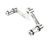 ELEKNZBZTG Kit di pedane per leva del cambio in alluminio per moto, pedane per comandi centrali per Sportster per XL883 per XL 1200 Pedale del cambio pieghevole(B-Chrome)