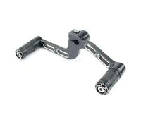 ELEKNZBZTG Kit di pedane per leva del cambio in alluminio per moto, pedane per comandi centrali per Sportster per XL883 per XL 1200 Pedale del cambio pieghevole(D)