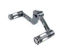 ELEKNZBZTG Kit di pedane per leva del cambio in alluminio per moto, pedane per comandi centrali per Sportster per XL883 per XL 1200 Pedale del cambio pieghevole(E)