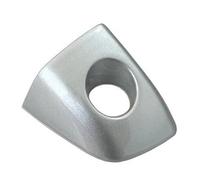 ELEKNZBZTG Maniglia Esterna Della Porta Maniglia Esterna Per Portiera Auto Per A6 C7 A7 4G A8 D4 Sportback Anteriore Lato Sinistro E Destro Con Tappo Copertura A Serratura Foro 4H1837879( Ice Silver)