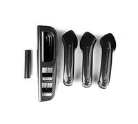 ELEKNZBZTG Sostituzione Maniglia Interna Portiera Set Di Maniglie Interne E Cornici Copri-interruttore (5 Pezzi) Con Effetto Fibra Carbonio Per Per Jetta, Per Golf, Per Bora MK4 (1999-2004)