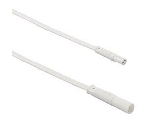 Elektra Mni - Prolunga con presa mini 230 V, 500 mm, in plastica, colore: Bianco