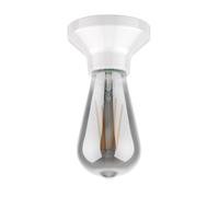 Elektra plafoniera in porcellana bianca + lampada LED 240lm bianco extra-caldo