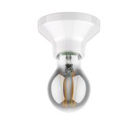 Elektra plafoniera in porcellana bianca + lampada LED 370lm bianco extra-caldo