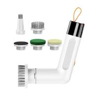 Elektrische Reinigungsbürste, Electric Spin Scrubber Schnurlos Mit 8 Austauschbaren Bohrbürstenköpfen, Duschreinigungsbürste mit Verstellbarem Griff für Bad, Fliesenboden und Auto