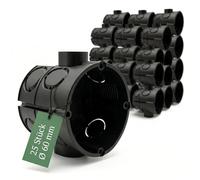 Elektro Butler Presa da incasso da 60 mm - scatola interruttore di alta qualità da incasso per prese e interruttori, presa stabile per un montaggio sicuro a incasso e installazione elettrica