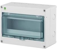 ELEKTRO-PLAST Hermetica cassetta di sicurezza da parete, 1 fila, 10 moduli IP65, impermeabile, per esterni, grigio chiaro