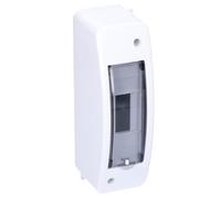 ELEKTRO-PLAST Scatola di distribuzione RNT 2S (N+PE) 2 moduli, cassetta di sicurezza IP42 RNT2 3.1 6274, bianca, trasparente scuro