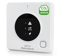 ELEKTROBOCK SN121 CO2 - Misuratore di CO2 con uscita 0-10 V, sensore CO2 per sistemi di ventilazione, misuratore di qualità dell'aria e monitor di CO2 per aria interna, misurazione precisa della CO2
