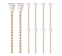 Elektrokultur - Antenna da giardino in rame, lunghezza 35 cm, spirali di