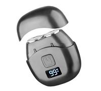 Elektromotter, Regolabarba, Display digitale - a doppia testina lavabile per baffi, Strumento per la toelettatura per una rasatura confortevole, elettrico da uomo, Elektromart | T