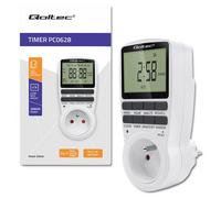 Elektronischer Zeitschaltuhr Qoltec PC0628 | 3680W | 16A | LCD
