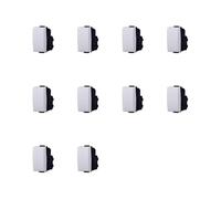 Elektronova Deviatore compatibile Bticino Matix 1p 16A colore bianco Confezione 10 pezzi