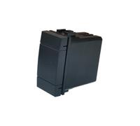 Elektronova Deviatore connesso Smart Zigbee/Tuya frutto modulo compatibile con supporti Bticino Living Nero