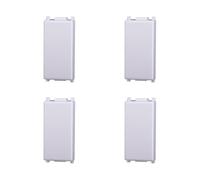 Elektronova Falso Polo Bianco compatibile Vimar Plana Confezione 8 Pezzi 0100