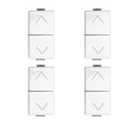 Elektronova Interruttore doppio interbloccato saliscendi tapparella tenda 1P 10A Compatibile Bticino Matix - Confezione 4 pezzi