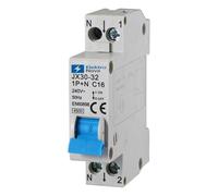 ELEKTRONOVA Interruttore Magnetotermico 1P+N C16 16A 4.5kA - 1 Modulo DIN - 220V