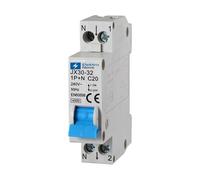 ELEKTRONOVA Interruttore Magnetotermico 1P+N C20 20A 4.5kA - 1 Modulo DIN - 220V
