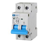 ELEKTRONOVA Interruttore Magnetotermico 2P C10 10A 6kA - 2 Moduli DIN - 220V