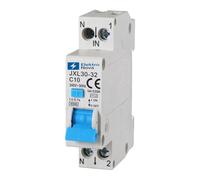 ELEKTRONOVA Interruttore Magnetotermico differenziale 1P+N 10A 4.5kA 30mA - 1 Moduli DIN - 220V