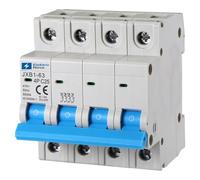ELEKTRONOVA Interruttore Magnetotermico trifase 4P 25A C25 6kA - 4 Moduli DIN - 380V