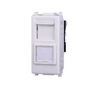 Elektronova Presa Rete Dati RJ45 Cat.5e UTP Bianco compatibile Vimar Plana 2355