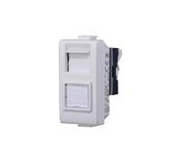 Elektronova Presa rete dati RJ45 compatibile Bticino Matix CAT 6 UTP colore bianco - Confezione 1 pezzo
