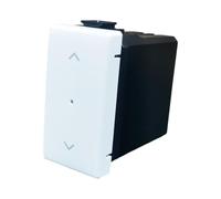 Elektronova Pulsante saliscendi tapparella Zigbee/Tuya connesso Smart Wifi frutto modulo compatibile con supporti Vimar plana bianco