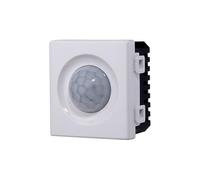 Elektronova Sensore di movimento infrarossi PIR 2P compatibile Bticino Matix colore bianco 2 moduli - Confezione 1 pezzo