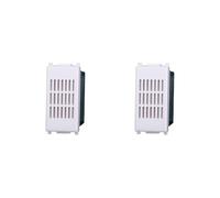 Elektronova Suoneria 6A 230V Bianco compatibile Vimar Plana Kit 2 Pezzi 1601