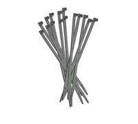 ELEMATIC Fascette per Cablaggio in Nylon Autoestinguente Confezione 50 Pezzi - Colore: Nero, CONFEZIONE: 1 pz., Dimensioni: 12,5 x 1000 millimetri