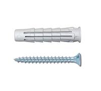 ELEMATIC - Tasselli T6/VA 8 X 50 Vite svasata Pozidriv zincato cromato 50 PEZZI