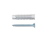 ELEMATIC - Tasselli T6/VA 8 X 50 Vite svasata Pozidriv zincato cromato 50 PEZZI